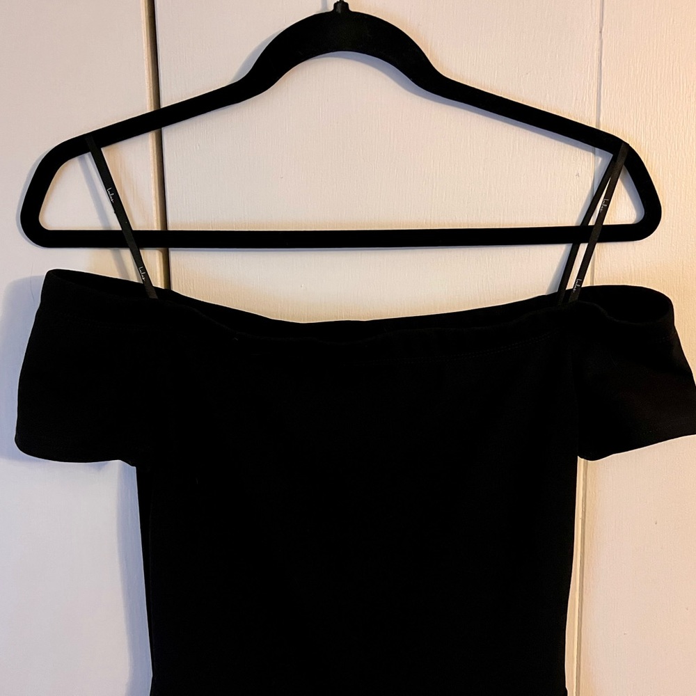 Lulus Black off-the-shoulder Jumpsuit